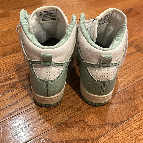 Nike Dunk High 1985 enamel green denim sneakers - Picture 3 of 3